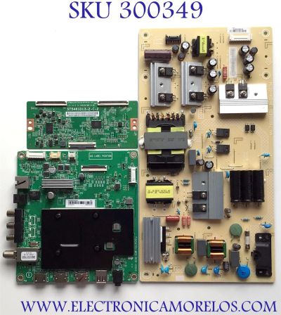 KIT DE TARJETAS PARA TV INSIGNIA / MAIN GXKCB02K003 / 715GA715-M01-B00-005G / M01-B00-005K / T-CON 342911009L / ST5461D13-2-C-2 / FUENTE PLTVJW321XXGE / 715G8967-P01-014-003M / PANEL TPT550U2-D132.L / DISPLAY ST5461D13-2 VER.2.2 / MODELO NS-55DF710NA21